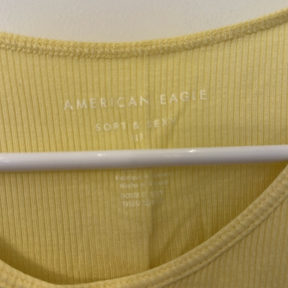 Yellow American Eagle Soft and Sexy Tank - Picture 3 of 4